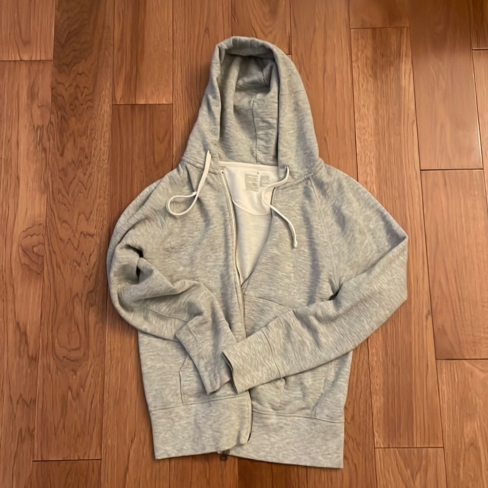 Muji | zipped hoodie | size:s